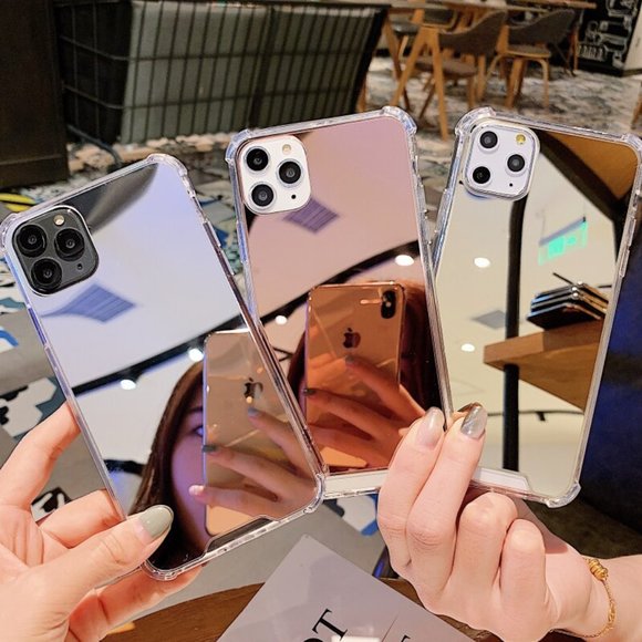 Accessories - NEW iPhone 12/Pro Anti Knock Mirror case
